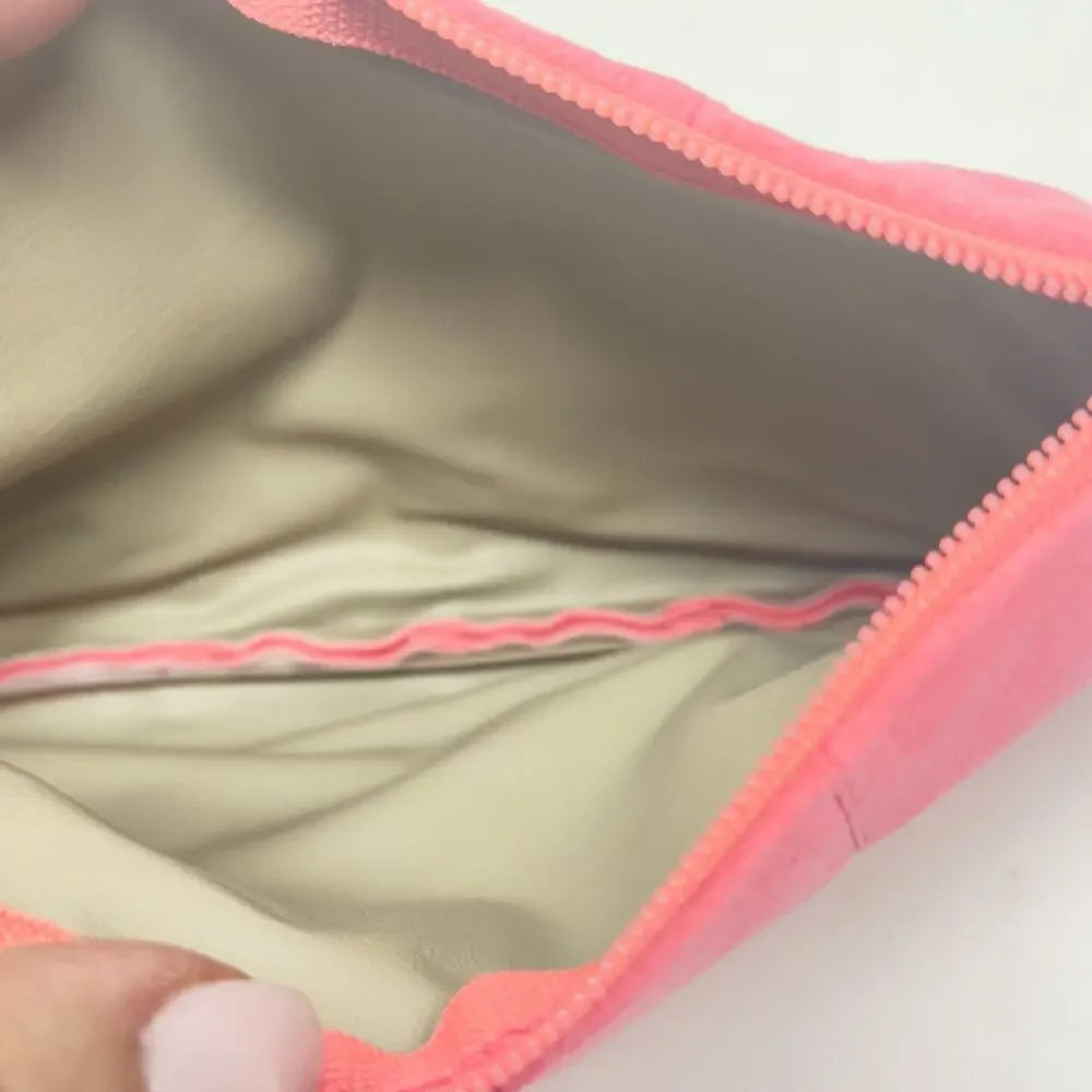 Vintage Ultra Suede Cosmetics Makeup Pencil Bag and Coin Purse Set of 3